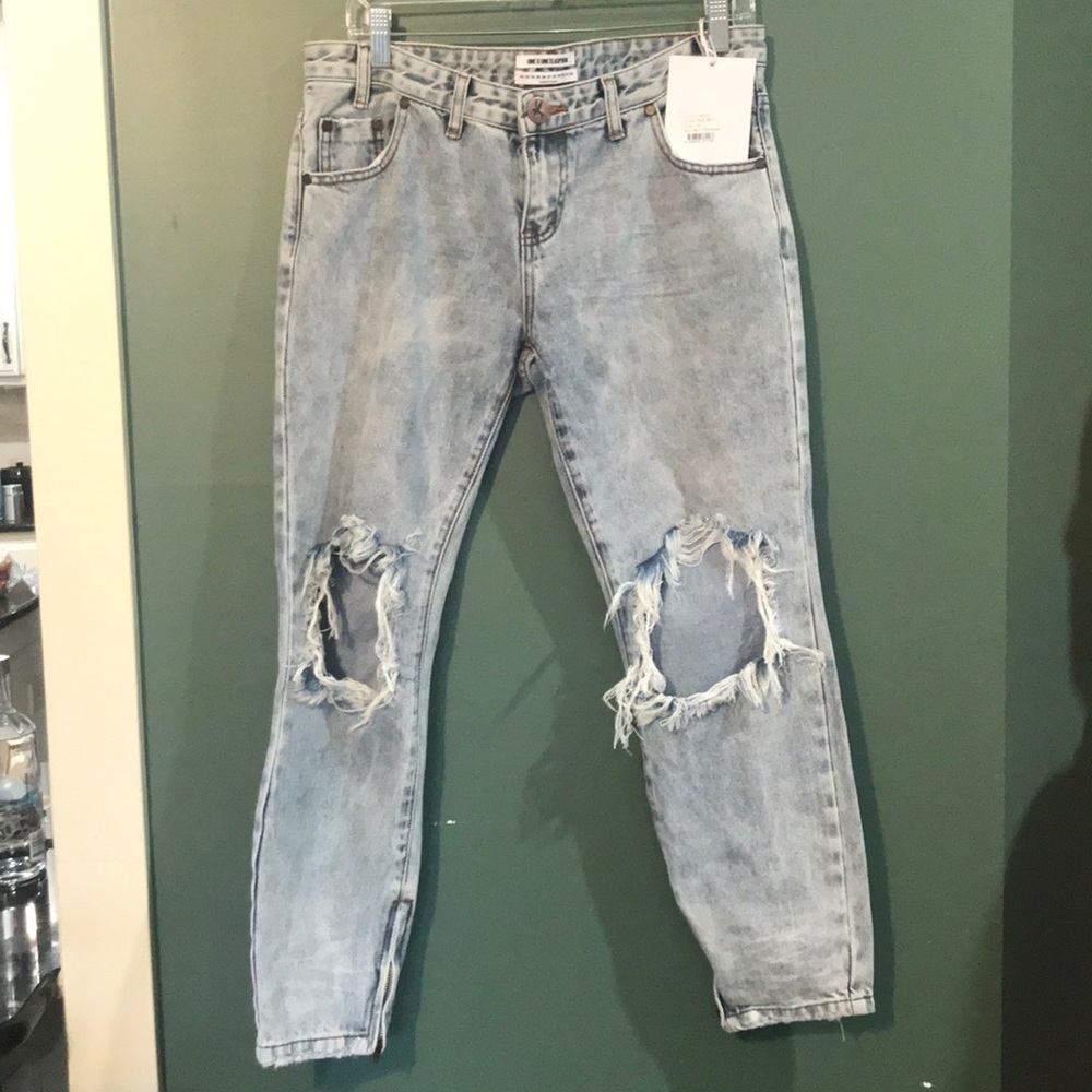 One teaspoon boyfriend jeans
